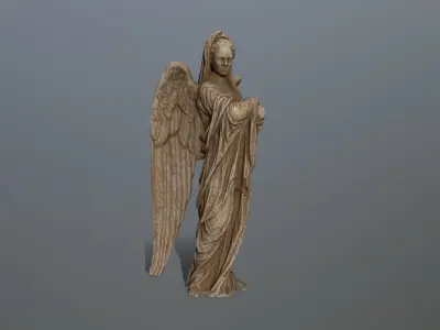 greek statue 2 Low-poly 3D model
