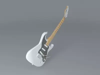 Sands Classicaster Guitar Free 3D model