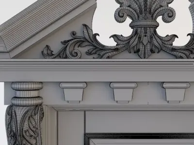 Door Classic 3D model
