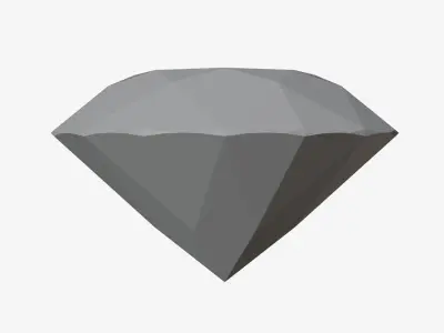 Diamond 3D Model Free low-poly 3D model