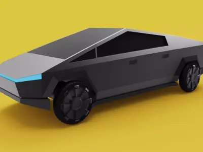 Tesla CyberTruck 3D Model Cyber Truck 3D model
