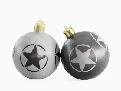 Christmas Tree Ornament 05 Low-poly 3D model