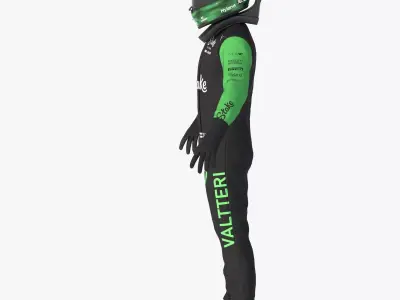 F1 Stake Kick Sauber Suits 2024  3D model