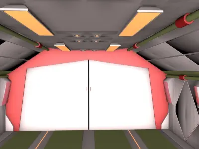 Game Corridor  3D model