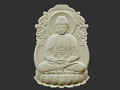 Buddha statue 3D print model get