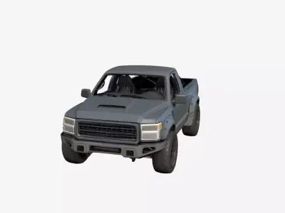 Widebody Performance Pickup Truck Motorsport Inspired 05 3D model
