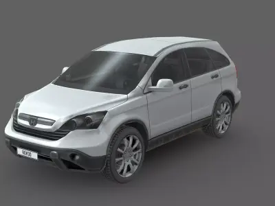 Honda CRV 2010 Low-poly 3D model