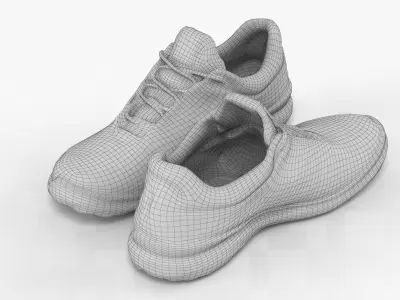 Casual Sneakers 3D model