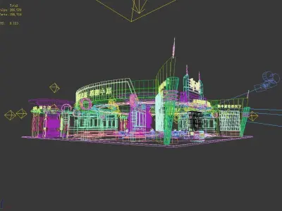 Exhibition - Area - 25X27-3DMAX2009-017 3D model