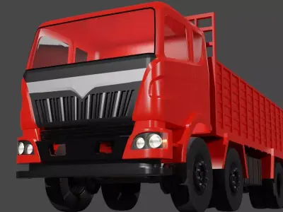 MAHINDRA BLAZO Low-poly 3D model