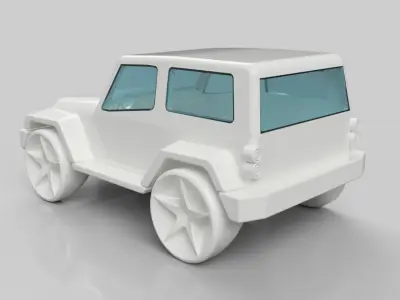 Jeep Wrangler 3D print model