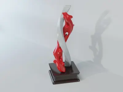 Art Decoration - Spiral Art - Modern Statue 3D model