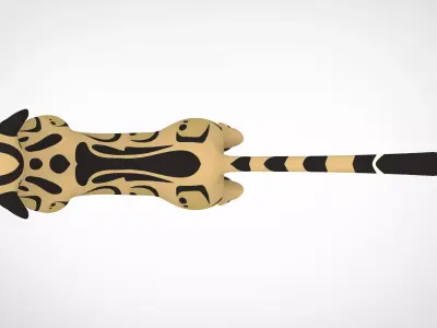 Yun Mibu Low-poly 3D model