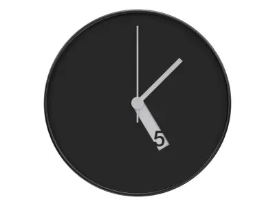 Wall Clock Free 3D model