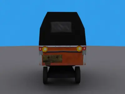 Bajaj Jakara Indonesia Low-poly 3D model