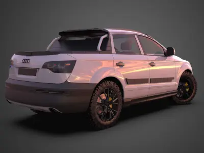 AUDI Q7 PICK-UP CONCEPT 3D model
