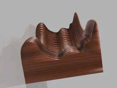 CURVED WALL version 4 3D model