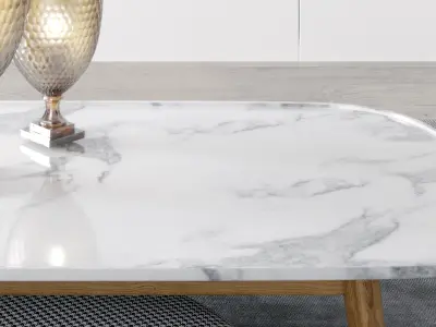 Decoration Modern Candlestick Decorative 3D model