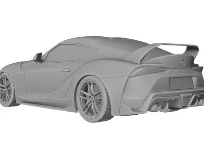 Toyota Supra 3D print model