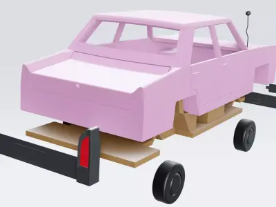 HOMER SIMPSON CAR  3D model