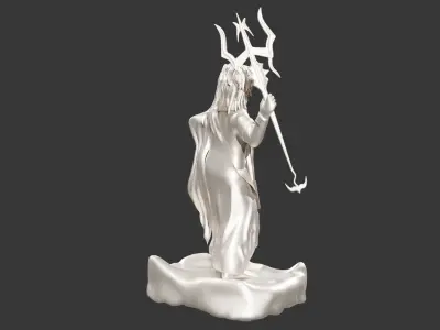 Statue Poseidon 3D model