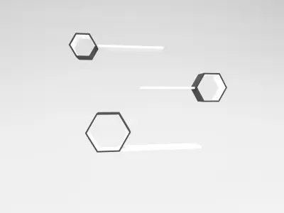 Wall Rack v1 008 Low-poly 3D model