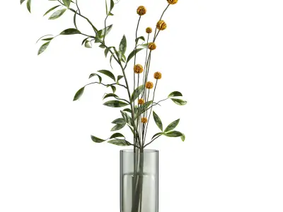 bouquet 3D model shop