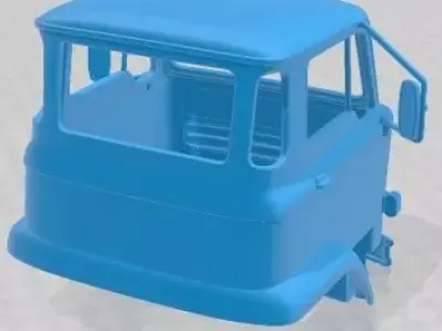 Leylang G Cab 1972 Printable Body Cabin Truck 3D print model