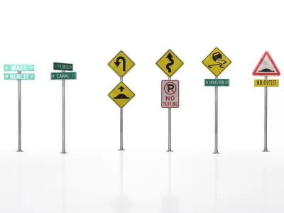 Traffic Sign  3D model