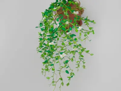 Ornamental Vines Decoration PBR Baked 3D model