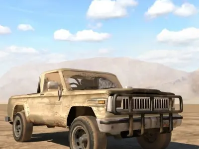 military off-road vehicles 3D Model Pack