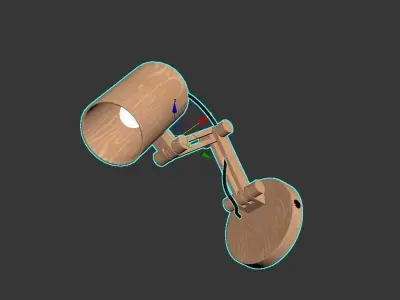 Decorative bra lamp 3D model