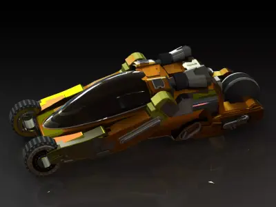 Bujji from kalki 2898AD 3D model