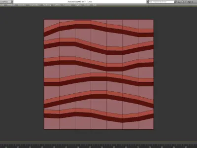 3d wall panel decoration low poly 3d model Low-poly 3D model