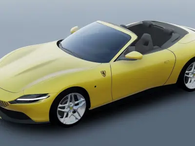 Ferrari Roma Spider 2024 3D model