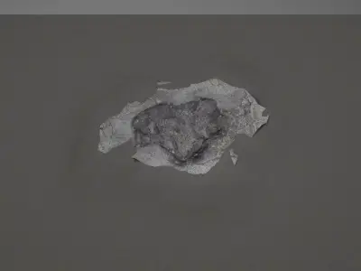 Pothole - design 2 Low-poly 3D model