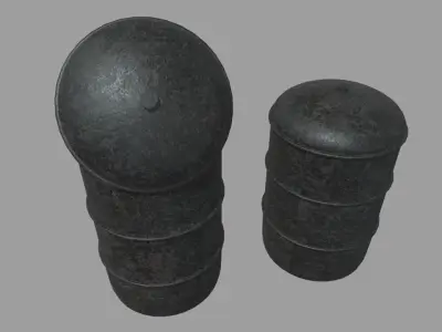 Petrol Can Low-poly 3D model