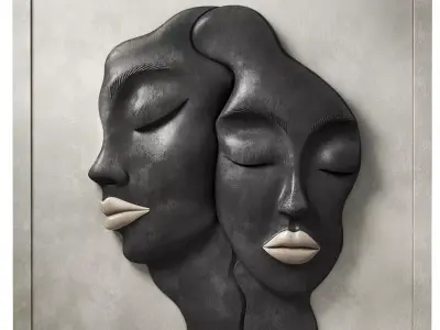 Decorative panel face 3 3D model