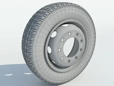 Wheel Truck 3D model