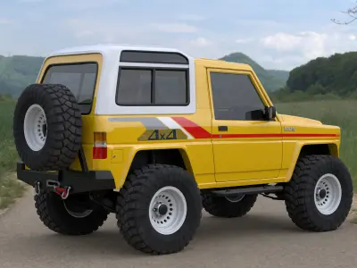 Daihatsu Rocky F75 3D Model 3D model