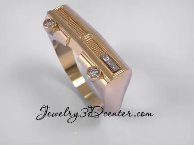 Ring car 3D print model