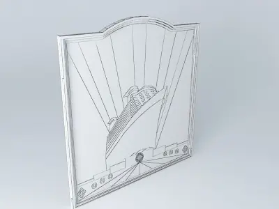 Liberty mural Free 3D model