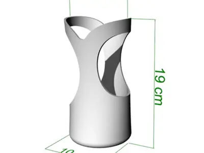 Decorative Modern Vase 3D print model