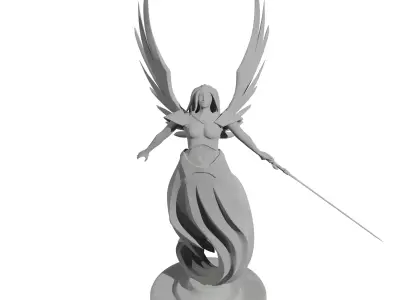Angel with Sword 3D model