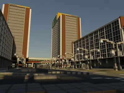 Simon Bolivar Center 3D model
