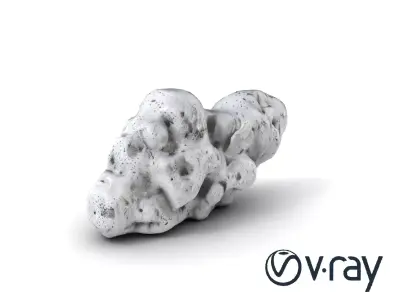 Stalagmite Smooth Surface Natural Texture model pack Low-poly 3D model