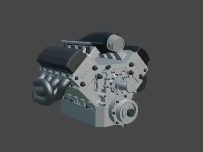 Steve Morris Engines SMX Engine for Scale Models 1 to 24 Scale 3D print model