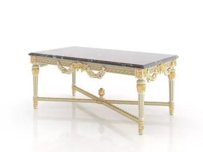 Empire style coffee table by Modenese 3D model