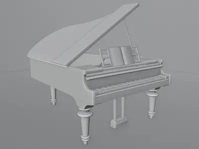 Grand Piano 3D model purchase