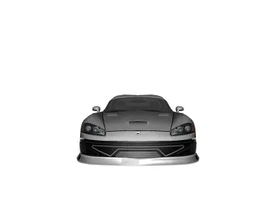 DODGE VIPER SRT 10 Upgraded Low-poly 3D model